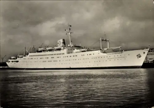 Ak FDGB Urlauberschiff, MS Völkerfreundschaft