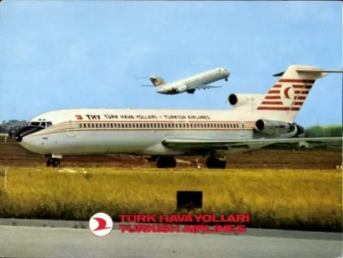 Ak Passagierflugzeug Turkish Airlines, Türk Hava Yollari, THY