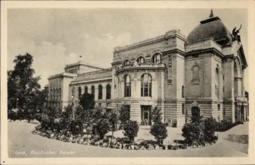 Ak Gera in Thüringen, Reußisches Theater
