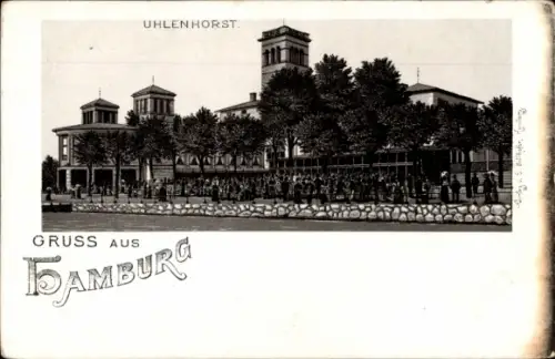 Litho Hamburg Nord Uhlenhorst, Uhlenhorster Fährhaus