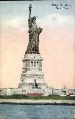 Ak New York City USA, Statue of Liberty