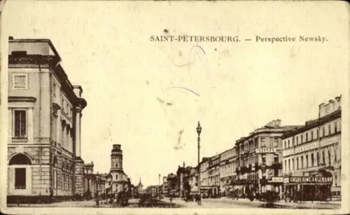 Ak Sankt Petersburg Russland, Newski Prospekt