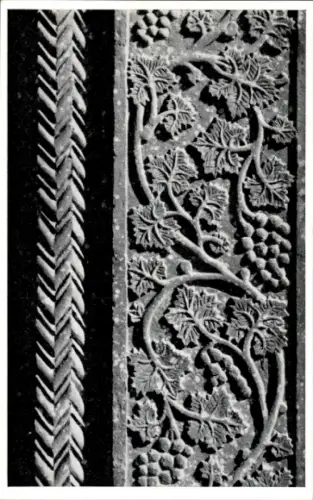 Ak Fatehpur Sikri Indien, Detailreiche Reliefs, Weinreben, Türkischer Sultanin Palast