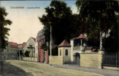 Ak Großenhain Sachsen, Johannes-Allee