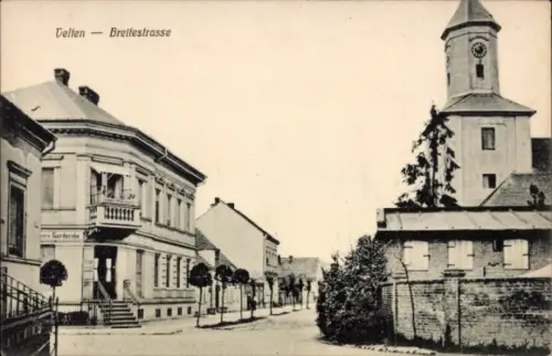 Ak Velten in der Mark, Breitestraße, Geschäft