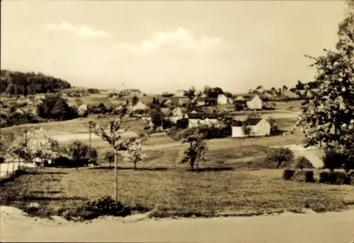 Ak Gickelsberg Ohorn Sachsen, Gesamtansicht