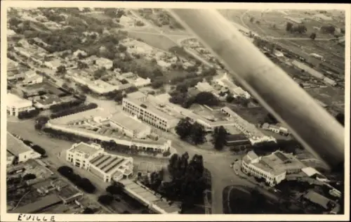 Ak Lubumbashi Elisabethville DR Kongo Zaire, Fliegeraufnahme