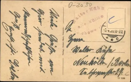 Ak Demmin in Vorpommern, Anklamer Straße