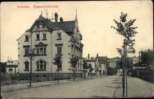 Ak Döbeln in Sachsen, Bismarckstraße