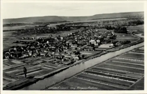 Ak Lisdorf Saarlouis im Saarland, Fliegeraufnahme