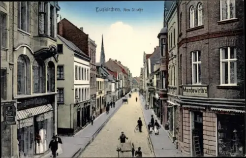 Ak Euskirchen Nordrhein Westfalen, Neustraße, Geschäft Mandewirth's, Gasthof z. Deutschen Kaiser