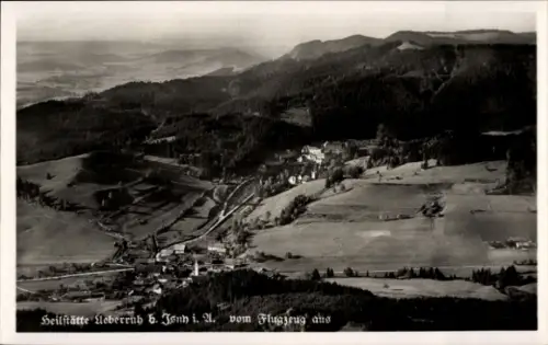 Ak Überruh Großholzleute Isny im Allgäu, Heilstätte, Fliegeraufnahme