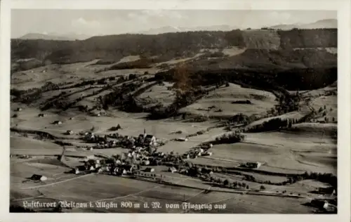 Ak Weitnau im Oberallgäu Schwaben, Fliegeraufnahme