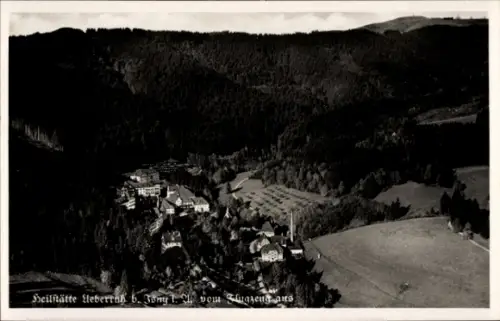 Ak Überruh Großholzleute Isny im Allgäu, Heilstätte, Fliegeraufnahme