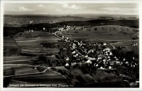 Ak Auingen Münsingen in Württemberg, Fliegeraufnahme