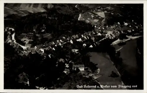 Ak Hoheneck Ludwigsburg in Württemberg, Fliegeraufnahme