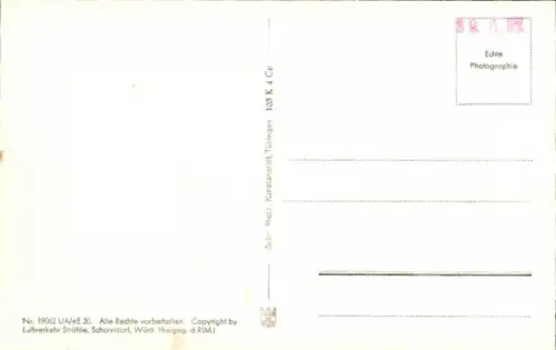 Ak Tumringen Lörrach in Baden, Fliegeraufnahme