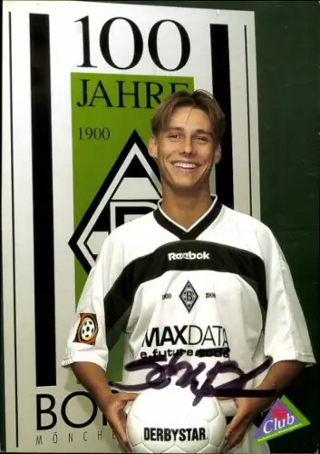 Autogrammkarte Fußballer Benjamin Schuster, Borussia Mönchengladbach, Autogramm