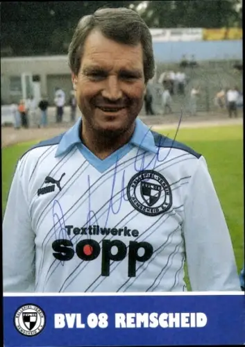 Autogrammkarte Co Trainer Reinhard Schröder, FC Remscheid, Autogramm