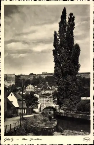 Ak Kłodzko Glatz Schlesien, Graben