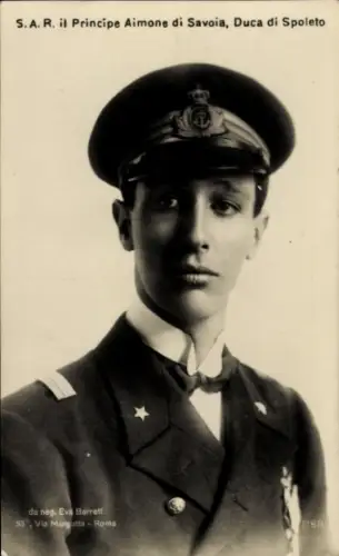 Ak S.A.R. il Principe Aimone di Savoia, Duca di Spoleto, Portrait
