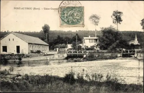Ak Pont Authou Eure, Usine Chard