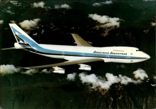 Ak Argentinisches Passagierflugzeug, Aerolinas Argentinas, Boeing 747-200