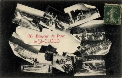 Ak Saint Cloud Hauts de Seine, Parc