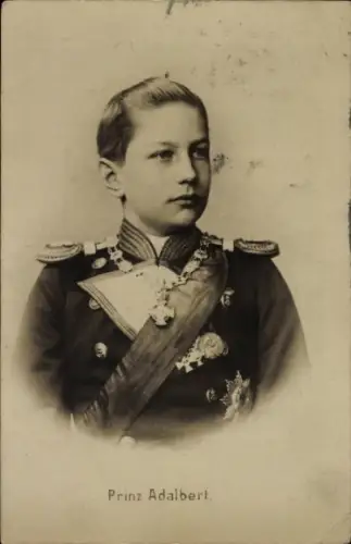 Ak Prinz Adalbert von Preußen, Portrait