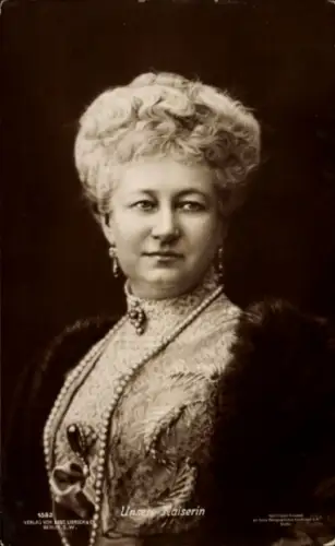 Ak Kaiserin Auguste Viktoria, Portrait, Liersch 1582