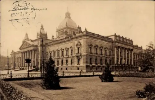 Ak Leipzig, Reichsgericht, s Gebäude, prachtvolle Architektur