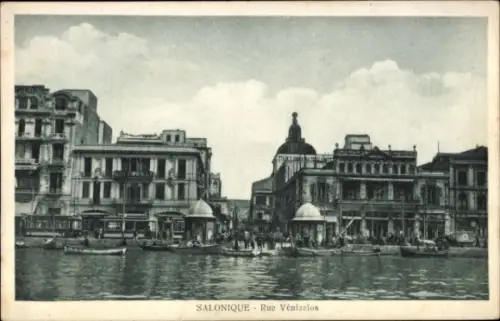 Ak Thessaloniki Griechenland, Venizelos-Straße