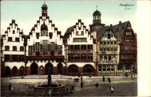 Ak Frankfurt am Main, Römer
