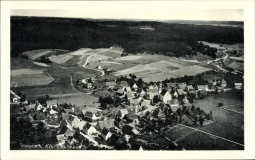 Ak Stimpfach Kreis Crailsheim in Württemberg, Luftaufnahme
