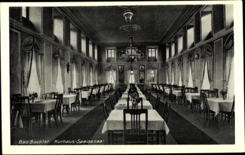 Ak Bad Bocklet in Unterfranken, Kurhaus, Speisesaal
