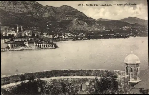 Ak Monte Carlo Monaco, vue generale