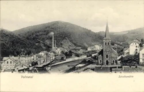 Ak Schalksmühle im Sauerland, Volmetal, Bahnhof