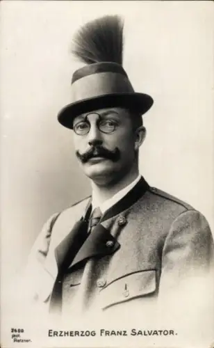 Ak Erzherzog Franz Salvator von Österreich-Toskana, Portrait