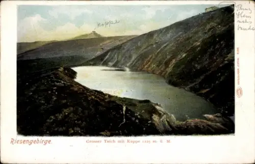 Ak Karpacz Krummhübel Riesengebirge Schlesien, Wielki Staw, Großer Teich