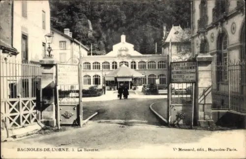 Ak Bagnoles de l'Orne Orne, La Bavet, Entrée