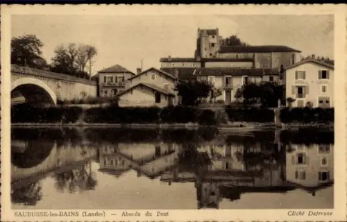 CPA Saubusse les Bains Landes, Abords du Pont