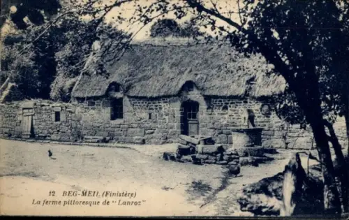 Ak Beg Meil Fouesnant Finistère, Bauernhaus