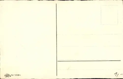 Ak Frohe Ostern, Osterhase mit Weidenkätzchen