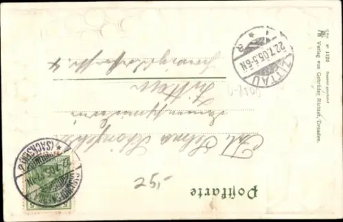 Präge Passepartout Ak Bischofswerda in Sachsen, Bahnhof, Wappen