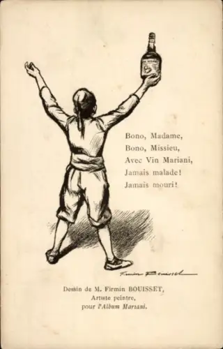 Künstler CPA Bouisset, F, Reklame, Mariani