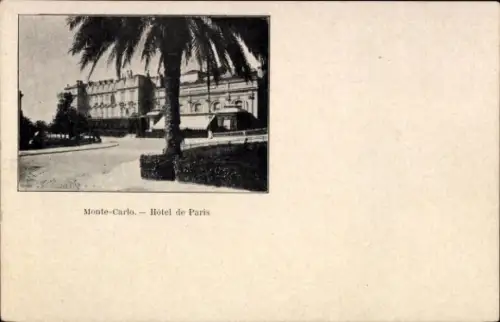 Ak Monte Carlo Monaco, Hôtel de Paris