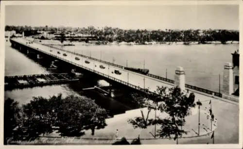 Ak Cairo Kairo Ägypten, Brücke