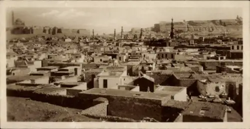 Ak Cairo Kairo Ägypten, Blick auf die Stadt, Dächer, Zitadelle, Makatam