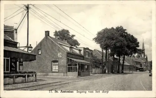 Ak Sint Antonius Zoersel Flandern Antwerpen, Dorfeingang