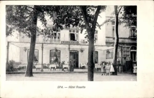 Ak Spa Wallonien Lüttich, Hôtel Rosette